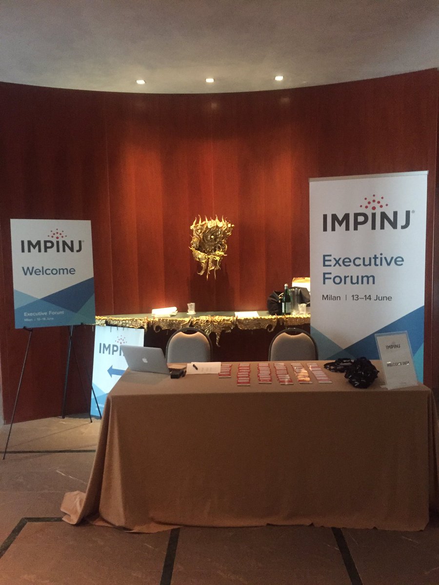 NPerchard's tweet image. Our first Regional Partner Event has just started #Impinj #Milan #PartnerCommunity