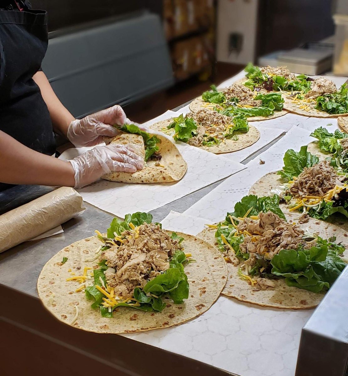 CFA_Flagstaff's tweet photo. As seasons change, so can our lunch orders. Have you tried our coolest entrée yet?? We're preparing our Grilled Chicken Cool Wrap for you! 😋😋Order yours today! https://t.co/Gh2MBCQfeW