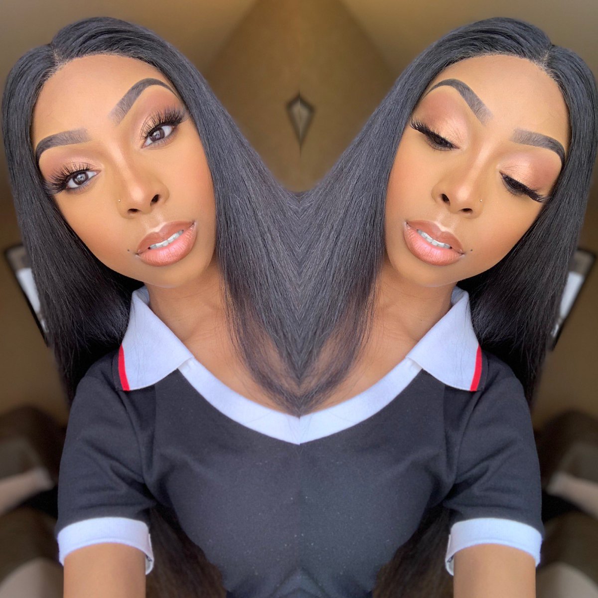 EboniquisiteL's tweet image. Want your makeup application to look airbrushed? Skin care is key! 🌗 KISSED BY THE RAYS OF THE SUN AND GLOWING IN HONEY🍯
THIS IS HOW I NATURAL 💋
Raw unedited natural makeup application! #EboniquisiteLifestyle #QUISITED #bookthelook
