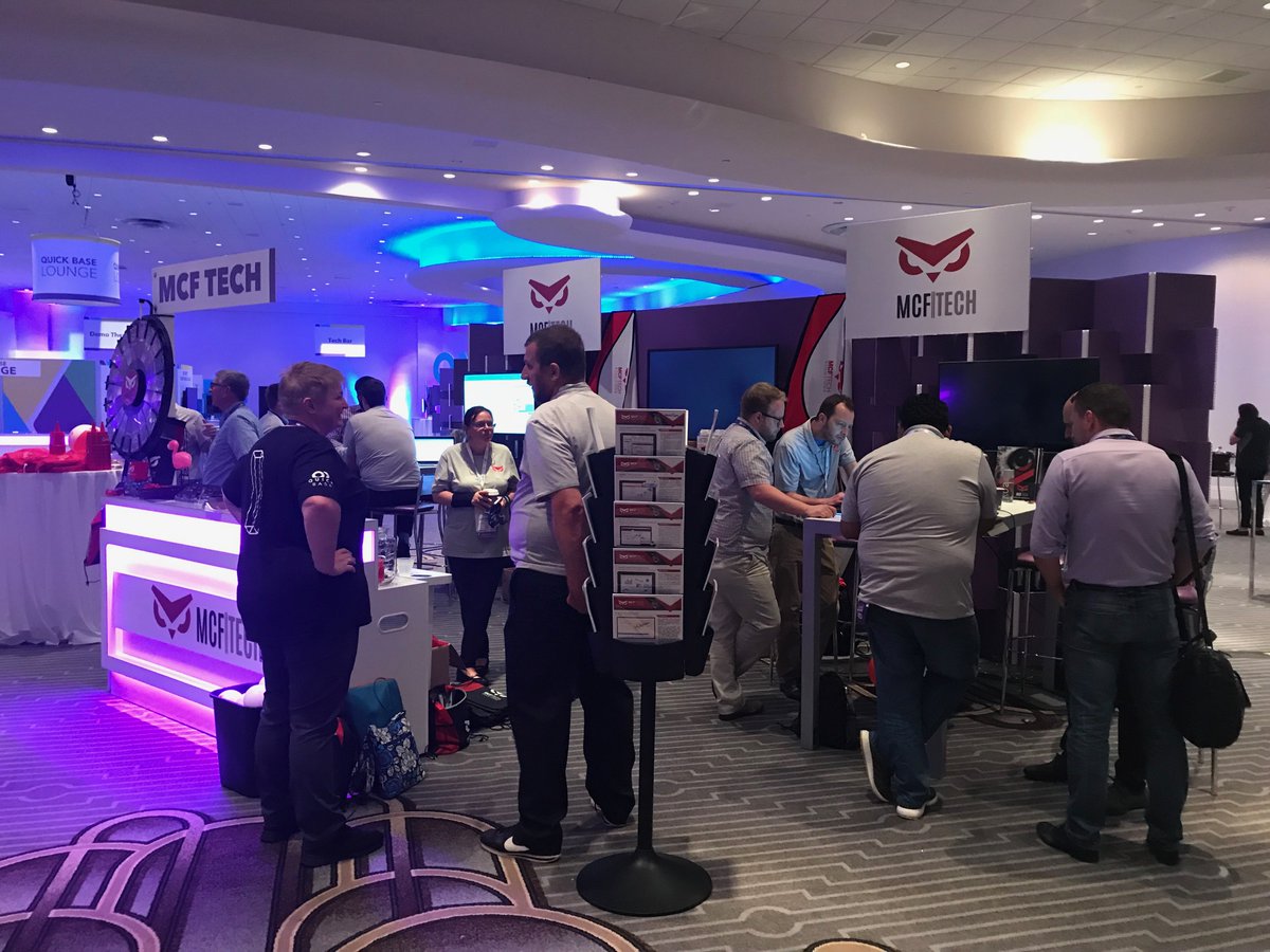 MCFTechnology's tweet photo. What a great time at the @QuickBase Empower 2019 User conference! MCFTech connected with many familiar faces and met a lot of new ones as well. The conference may be over, but the conversations are just getting started. #qbempower2019 #TeamMCF https://t.co/Pr06Hpe9wK