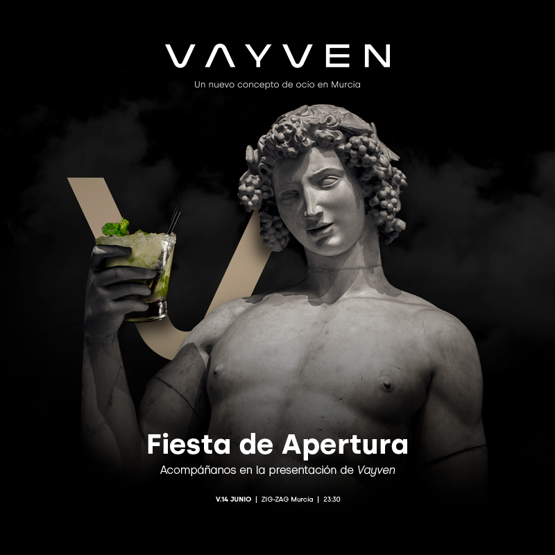 Déjate llevar mañana viernes a <a href="/vayvenmurcia/">Vayvenmurcia</a>
El punto de encuentro de las noches murcianas más selectas 👌
¡Te esperamos!

📍 Centro de Ocio ZigZag