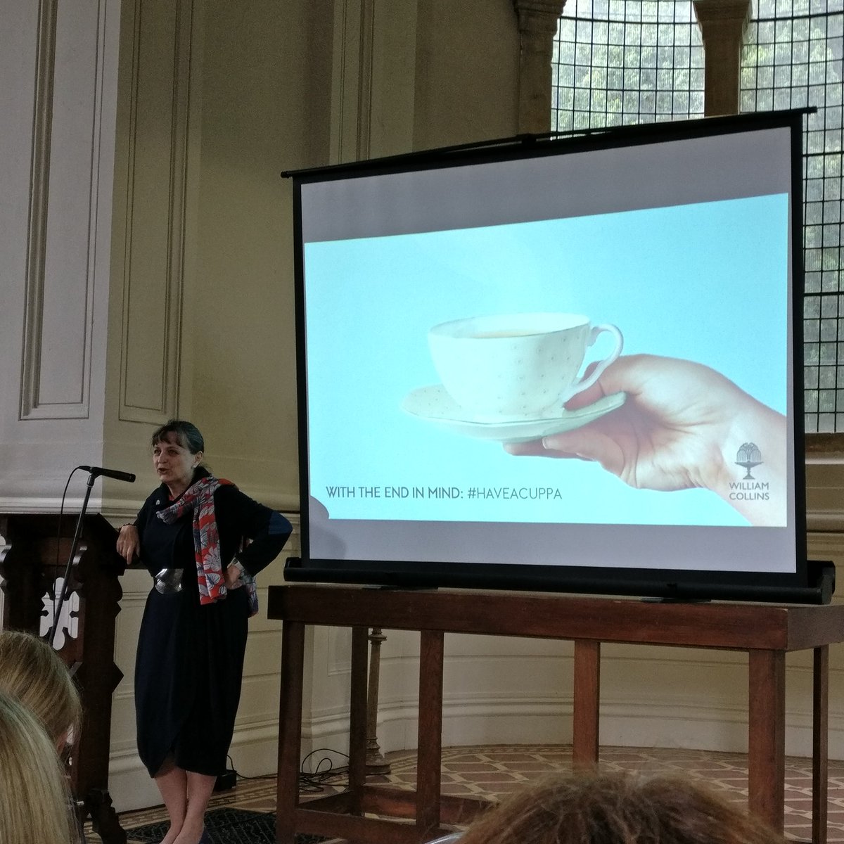 UK_PRC's tweet photo. Talking about death and dying in an age of denial in Bristol. Thank you Kathryn! Let's change the conversation... #haveacuppa #peolcresearchgroupsw #kathrynmannix https://t.co/WcsQLYW5ZR