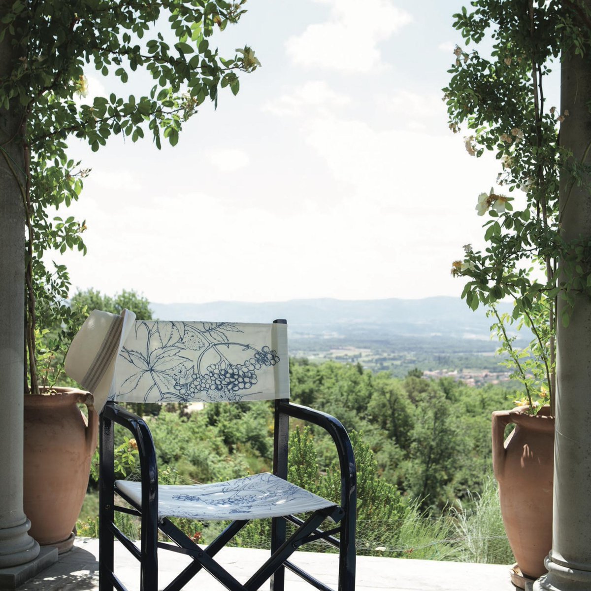 Don't you find lounging on the terrace above the beautiful vista of Tuscany inspiring? Our friends at <a href="/AilantoDesign/">AilantoDesign</a> certainly succeeded in acting on that inspiration! Stop by to see the full collection. We think you'll be inspired too!

#Italian #Inspiration #Textiles #Interi