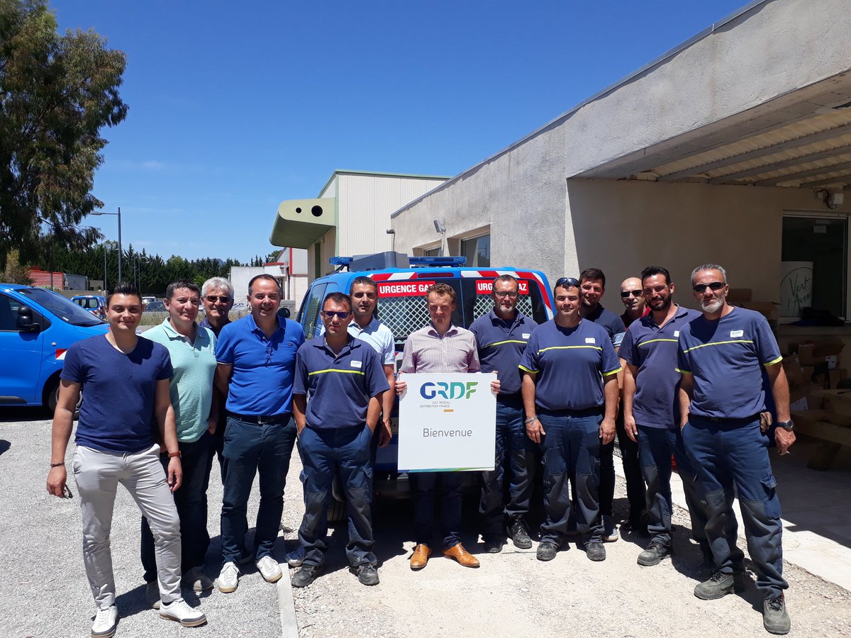 Inauguration du nouveau lieu de travail des gaziers de clermont-herault sur le site de st André de sangonis à l'image de l état d esprit qui y règne, fierté  de votre engagement et des valeurs que vous portaient au sein de l'entreprise  #GRDF
#professionnalismegazier