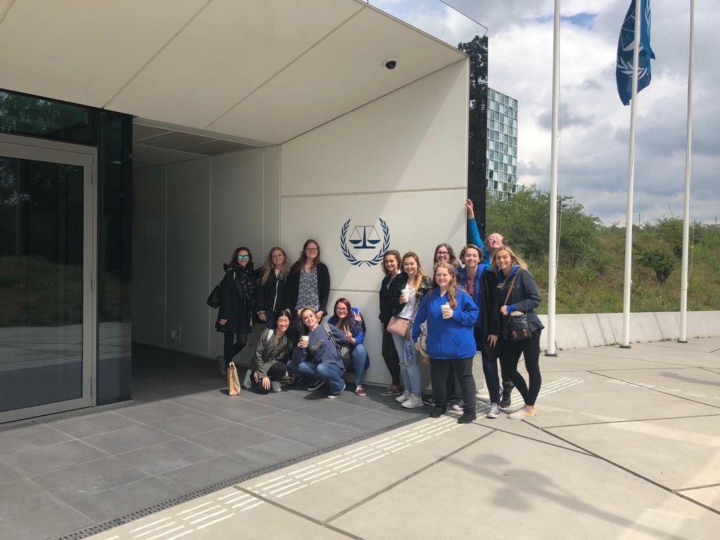 Studenten summerschool bezoeken International Court of Justice #summerschool #hanzehonourscollege #hanze