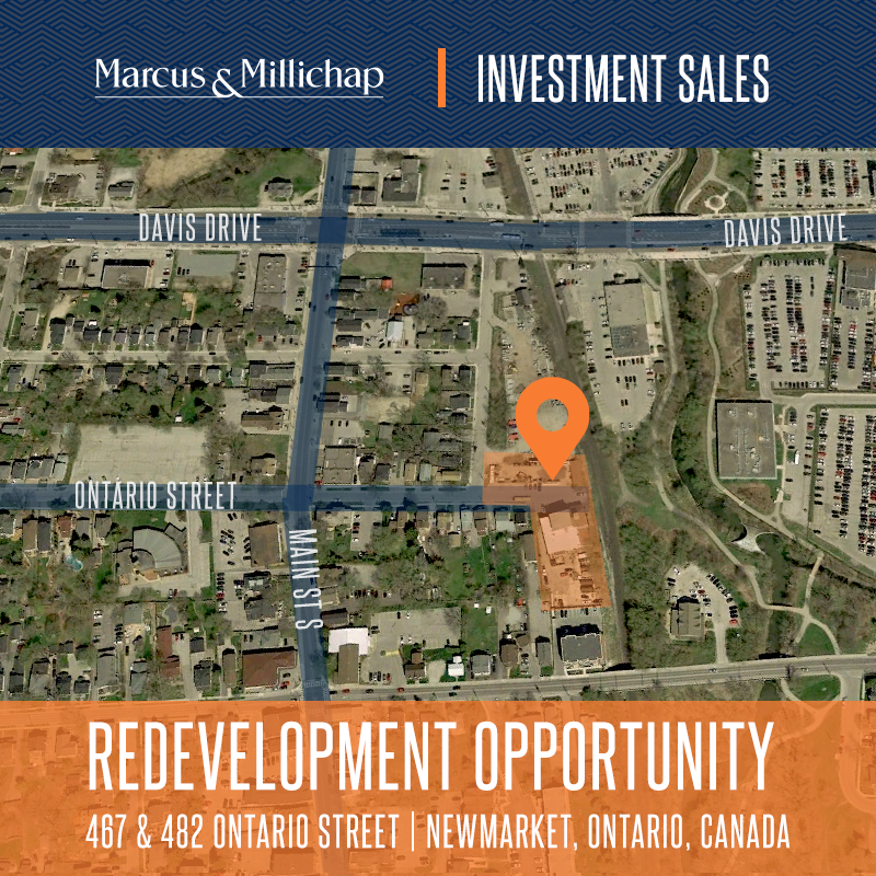 MMREISOttawa's tweet photo. ±37,374 SF site in central #Newmarket. Permitting up to 6 storeys, commercial or res use. Town supports dev &amp; #intensification. 8-Minute drive to Hwy 404 &amp; Newmarket GO Station. $4,800,800 Contact: Saad Yehia, Broker 416.585.4682, or Arash Doulatshahi, Sales Rep 416.585.4677 #cre https://t.co/7l4yDMzKUu