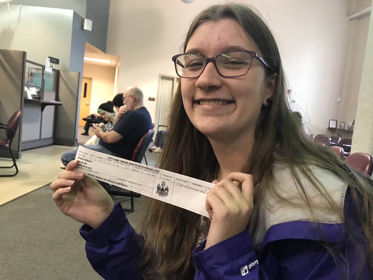 GreelyField's tweet photo. HUGE congrats to Meg McBreairty on being a licensed driver! Watch out world, here she comes! 🚗💨 https://t.co/zGTEYvEzHN