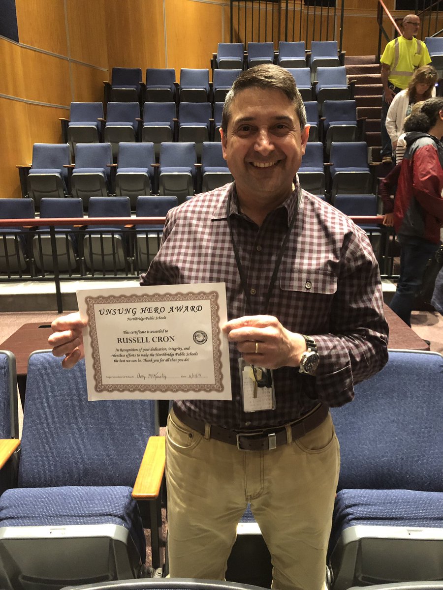 The Unsung Hero of the NHS Math Dept, Mr Russell Cron!