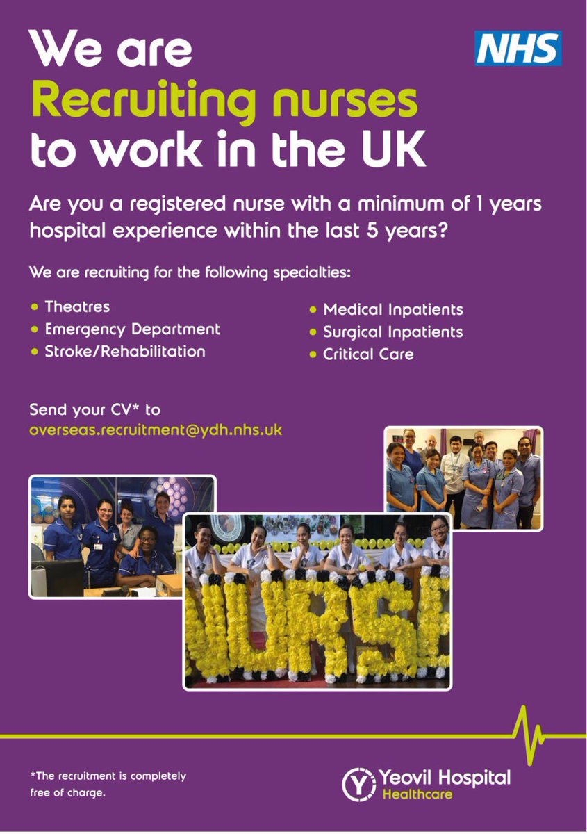 PatriciaSpruce's tweet photo. We are back interviewing Nurses in Dubai. We are an NHS hospital recruiting for the NHS, there are no third party agencies. We’ve supported over 300 nurses in the last 12 months to work in the UK 🇬🇧. Email your CV to book an interview slot &amp; come to meet our team! #NHSIntNurseRec https://t.co/mjqfFaaXh1