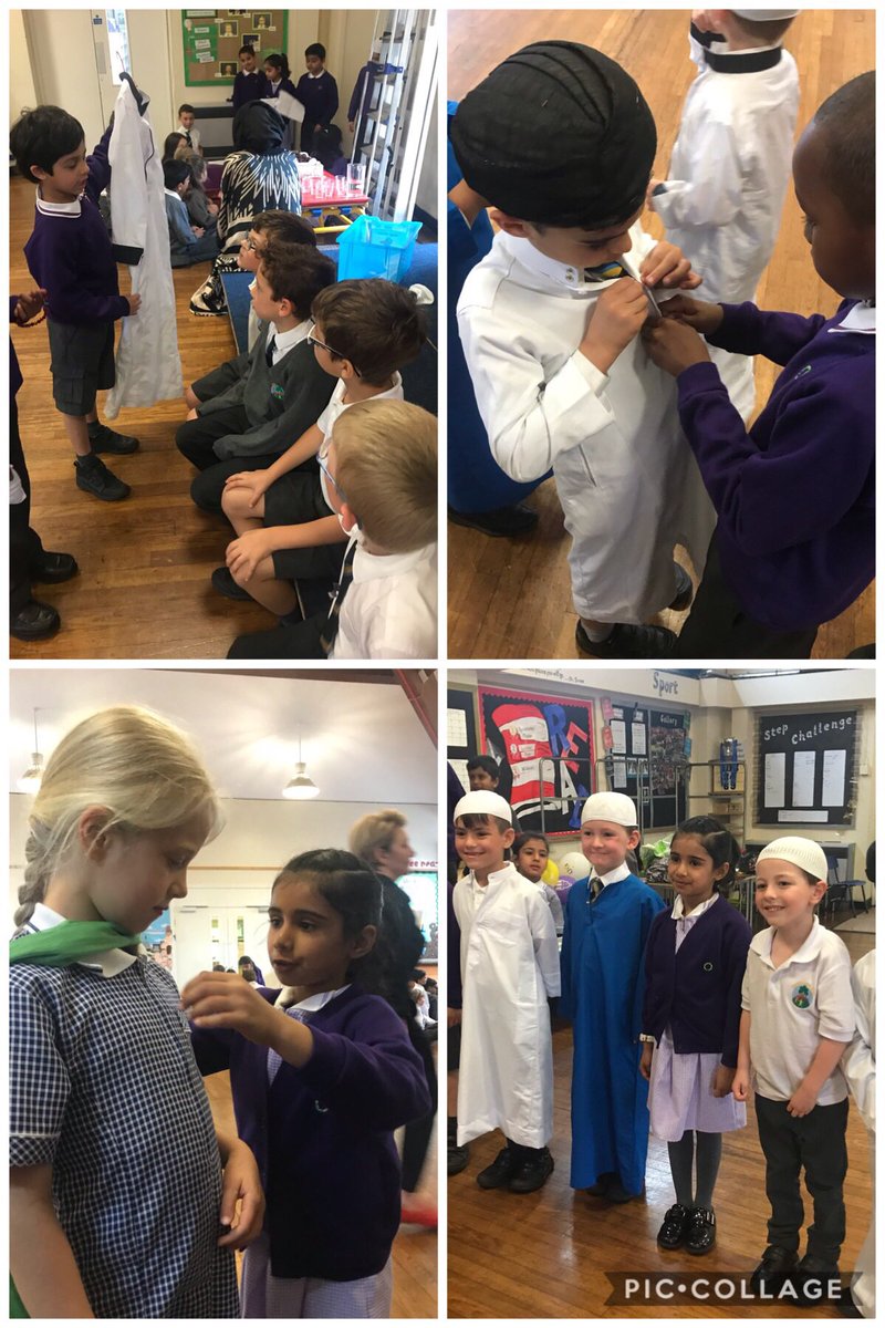 olive_bolton's tweet photo. Great fun dressing up and exploring traditional #Eid #clothes with our #friends @MarklandHill #WeAreStar #Respect #Interfaith #Teamwork #Traditions #Diversity https://t.co/Xah2SoDVyg