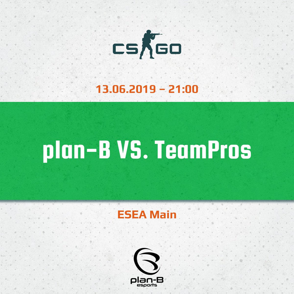 planBesports's tweet photo. Let's GO!
We will play against #TeamPros at @ESEA tonight, sadly without stream 😔 https://t.co/2VNV5EMa7b
