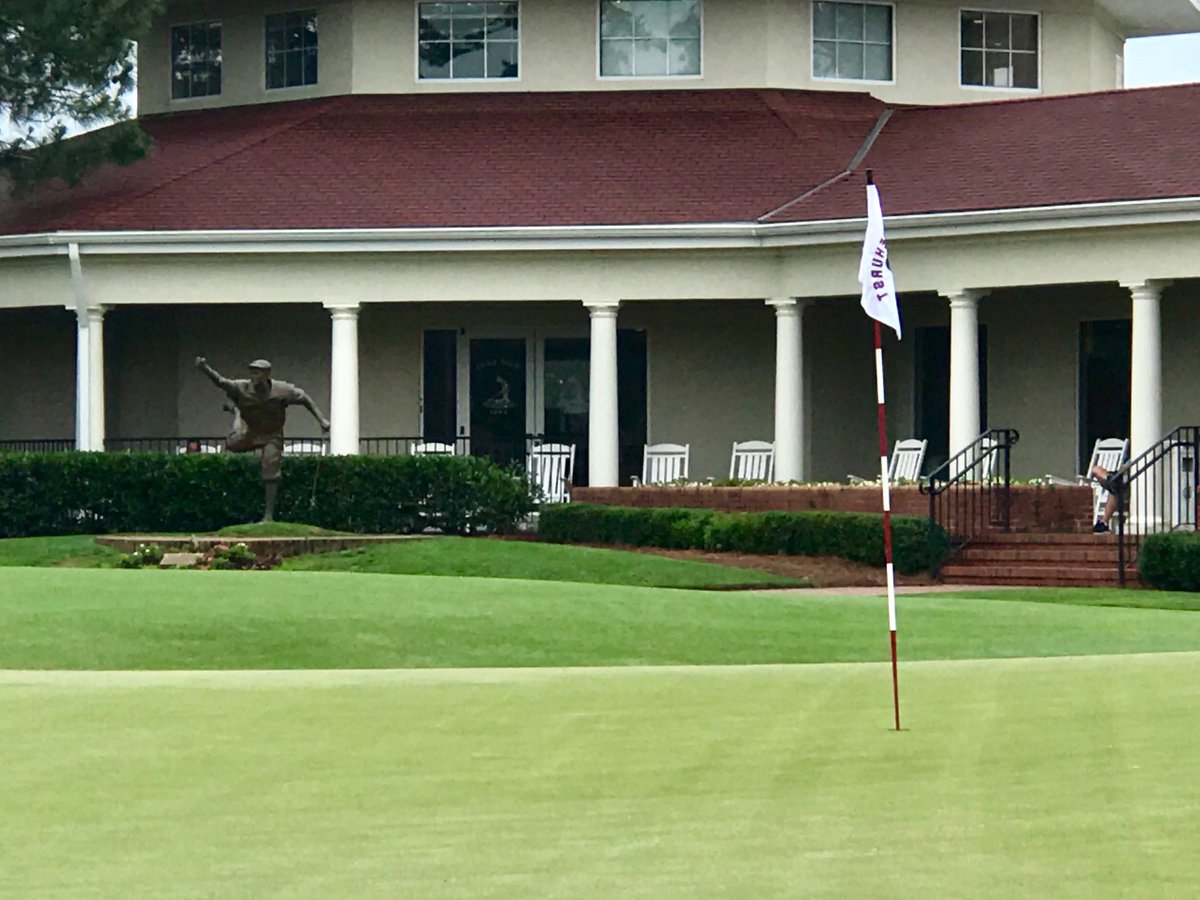 Finishing up green scans at Pinehurst today