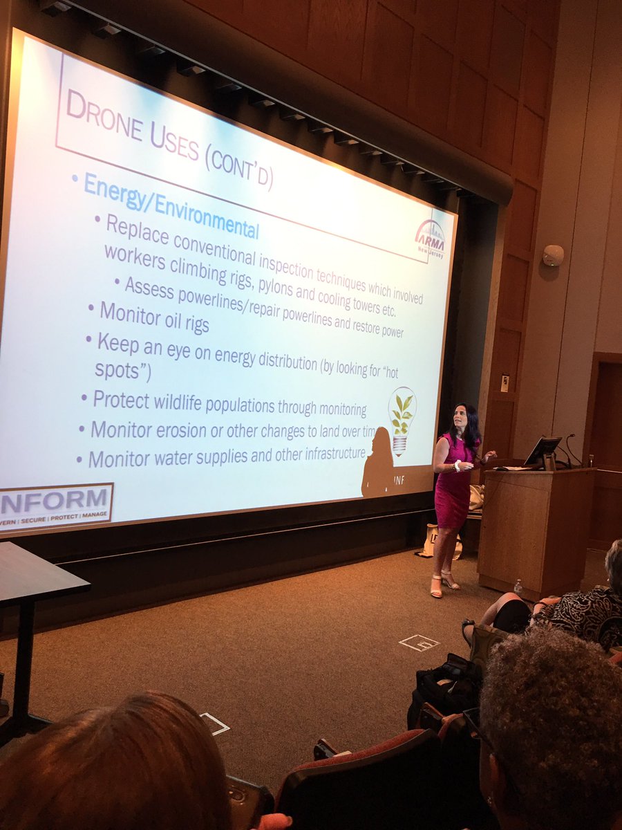 AngelRRJr's tweet image. @kathrynsylvia lands her #drone keynote at #ARMANJINFORM2019 at @Princeton . Go, go #GoogleClass, #Amazon 🚛, Powerline and oil platform rig monitoring and #insurance-allowable assessments (e.g. of Disney Orlando) by drones. 

...and #compliance issues with drone usage.