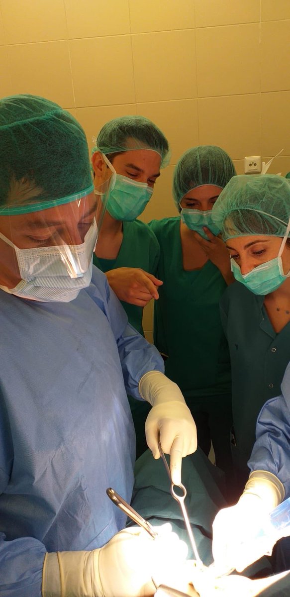 Acabando la intensa jornada de cirugías en el @parctauli! Mañana más, en el último día del Curso de Cirugía de Mama! #SoMe4Surgery @TxellMedarde @OAparicio_77 @AECIMA @aecirujanos @aec_mama