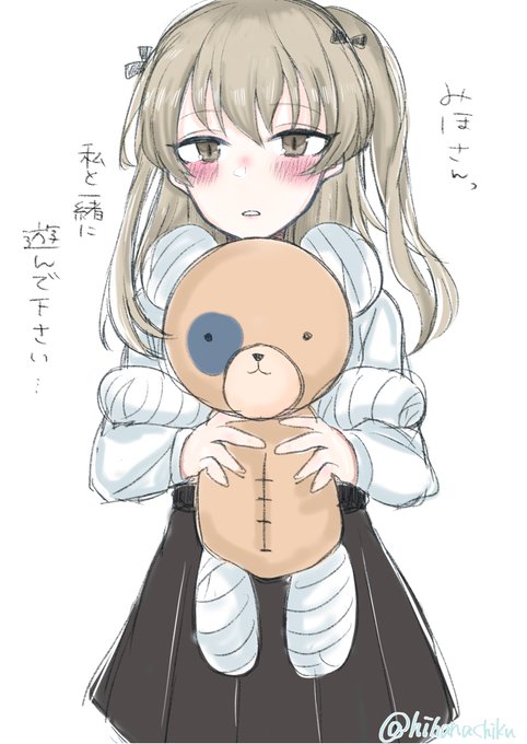 久しぶりにワンドロすんぞー!って思って描いたら昨日のお題だった島田愛里寿ちゃん置いときまーす🧸🎀🎉 