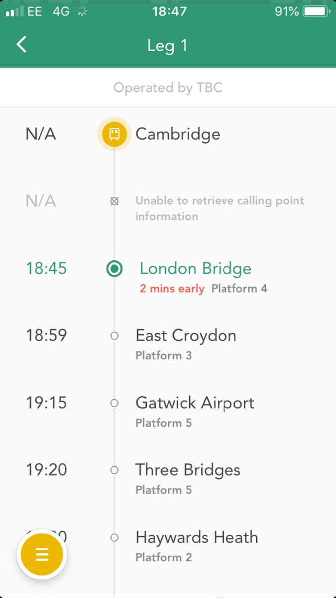 Tonie_Lam's tweet photo. @TLRailUK why do trains leave their stations early? I didn’t even realise this was my train pulling away until it was too late! https://t.co/O9WpkKzjh9