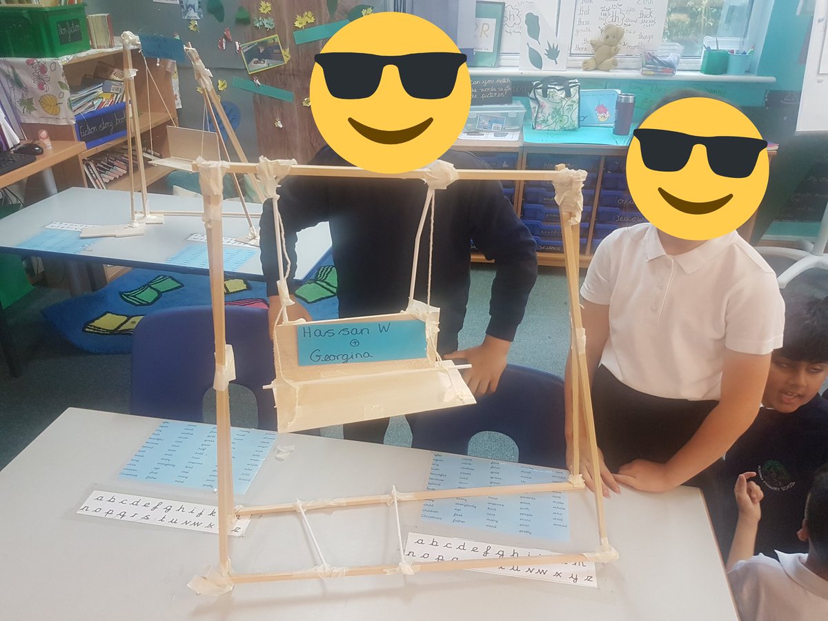er12xw's tweet photo. Yesterday for Design and Technology day Year 2 designed and built their own swings. We used Balsa Wood and straws to build! https://t.co/wzIbbFaNdC