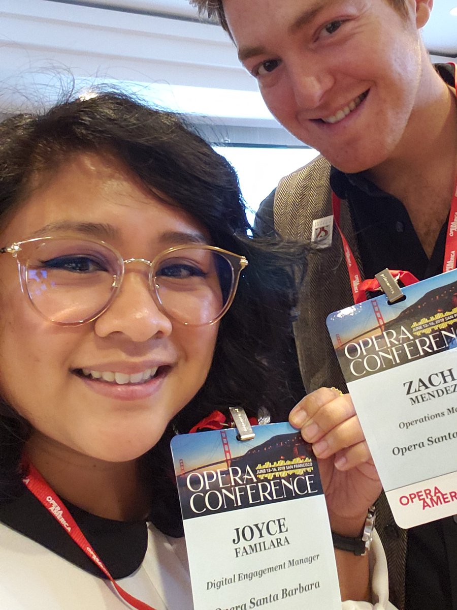 operasb's tweet image. Are you really at a conference if you don't have a large nametag? 

#operaconf #operaconference #Conference @OPERAAmerica