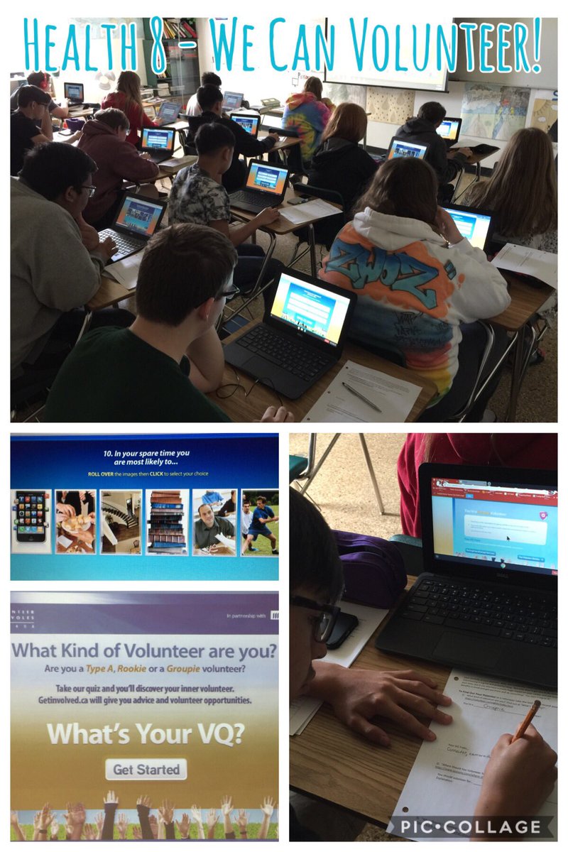 #MUCC Health 8 Students learn about their volunteer personalities and recommended opportunities in Career Guidance. #Proud2BMUCC