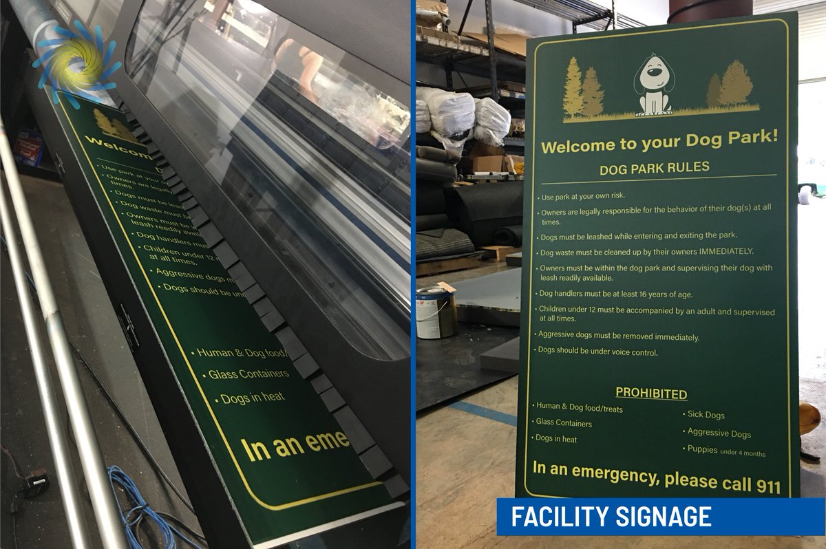 WindscreenFctry's tweet image. Just because we're called The WINDSCREEN Factory, doesn't mean that's all we do! Our large format printer allows us to provide additional services for you and your facilities. #TWSFactory #printing #largeformatprinting #directprint #facilitysignage #dibond #hpfb750 #signage