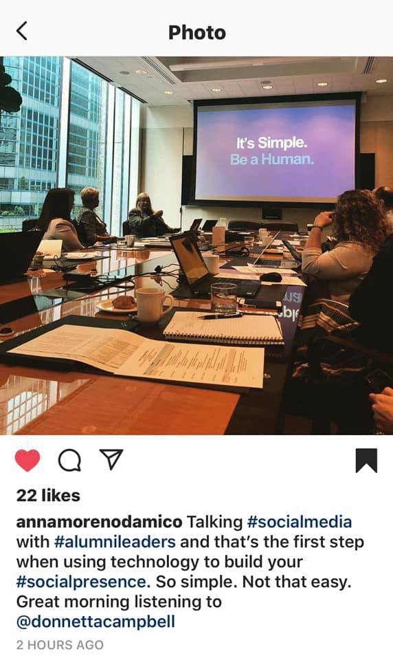 SocialArchitec_'s tweet photo. This morning @DCLeadArchitect teaching “Purpose Driven Community Builds” to an amazing group of innovative “Employee Alumni Leaders” at @DavisPolkReg in New York City for their annual #bestpractices retreat! #decodingsocial #purpose #socialleadership #socialHR / @AngelaDoolan2 https://t.co/AOM0GjmUQJ