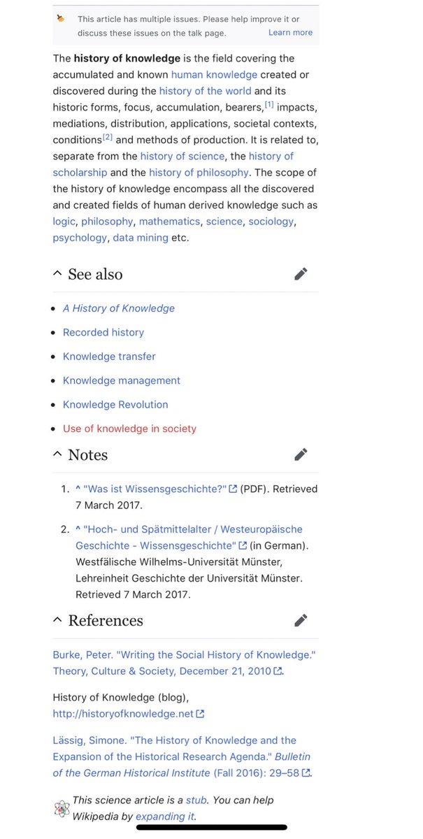 l_nyffenegger's tweet image. #historyofknowledge 

someone took the shortcut there on #wikipedia