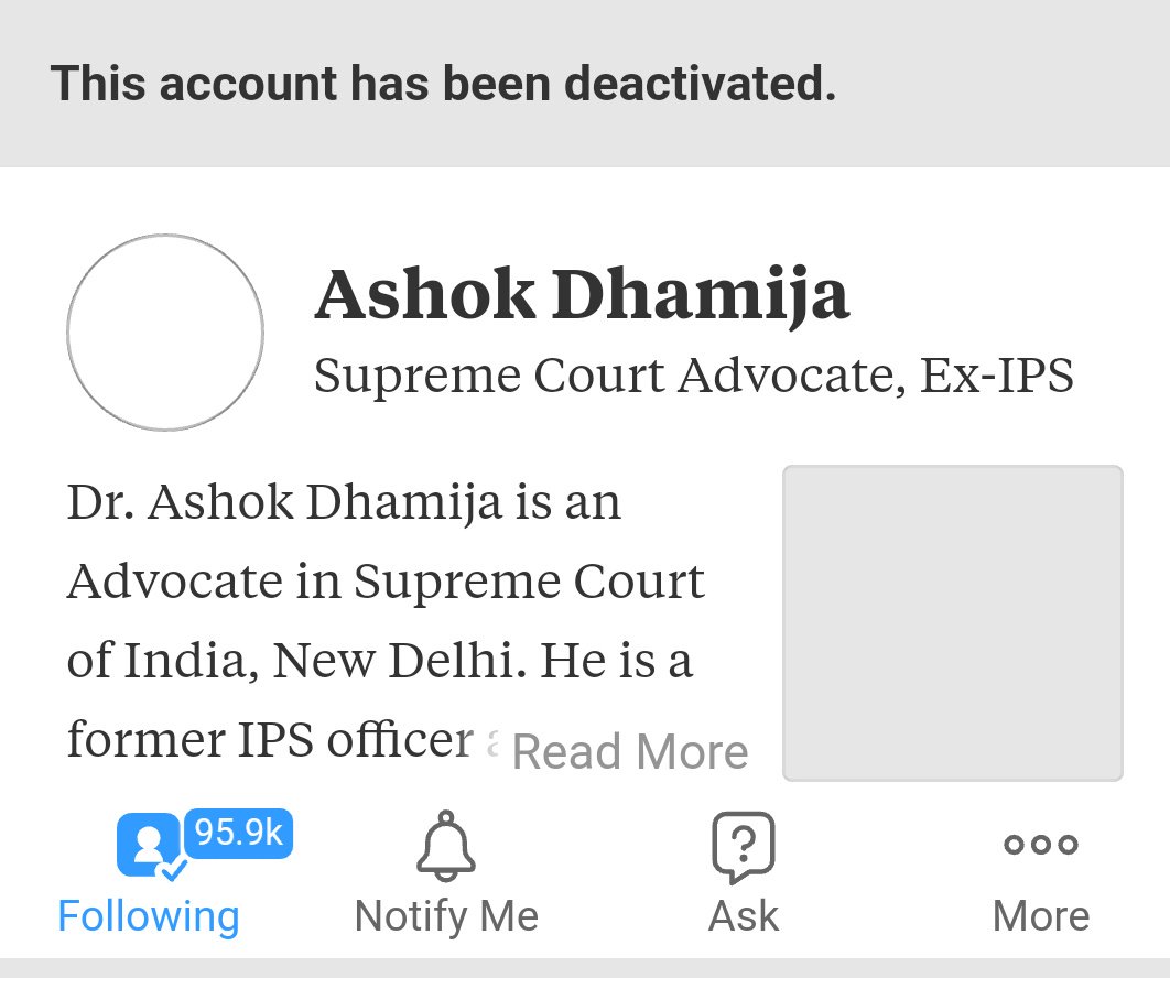 abinash_vtr's tweet photo. The reason most Indians are in Quora is for persons like @KhotteDePuttar sir @balajivis sir, @ashokdhamija sir and many others. I don't think there is any point of using @Quora without contributors of knowledge! So Deactivating my account.
#boycottquora
#BringBackDeepakMehta https://t.co/vjwNOsFs1N