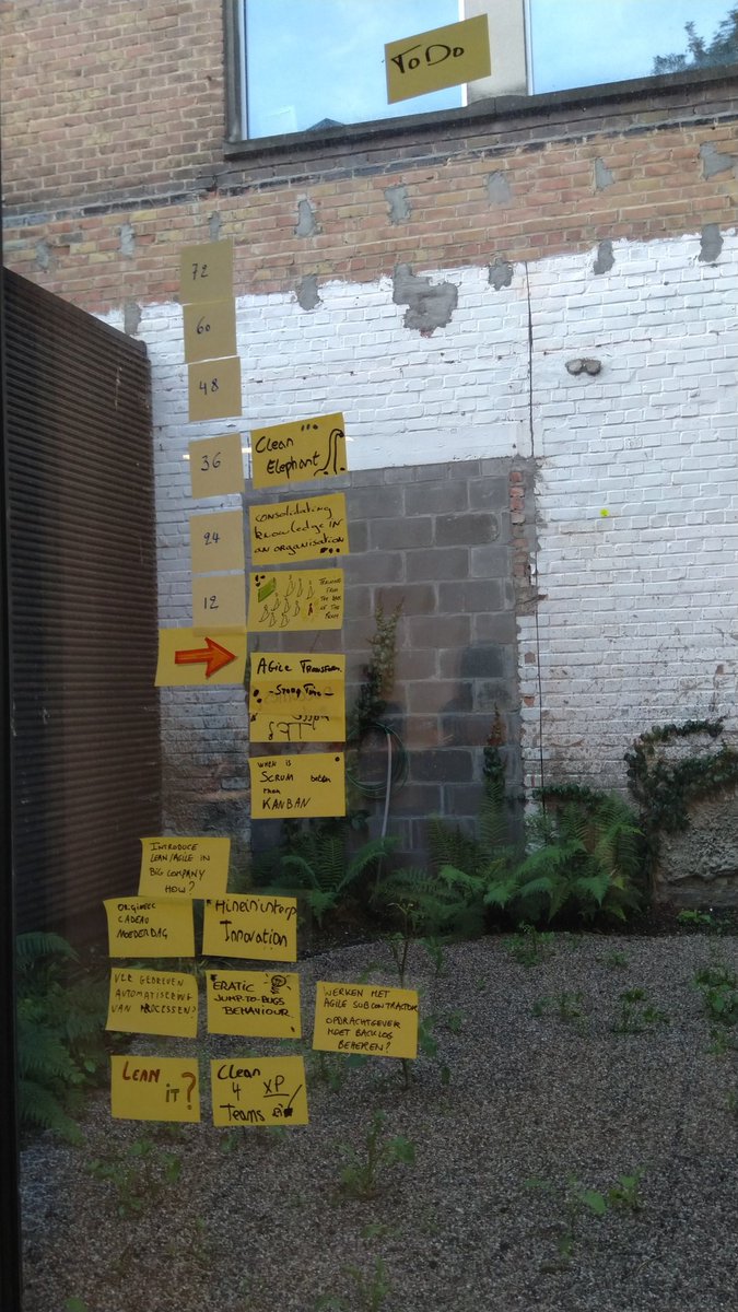 DigitalGert's tweet photo. Great topics
#LeanCoffeeGent https://t.co/V4lLTRFbLz