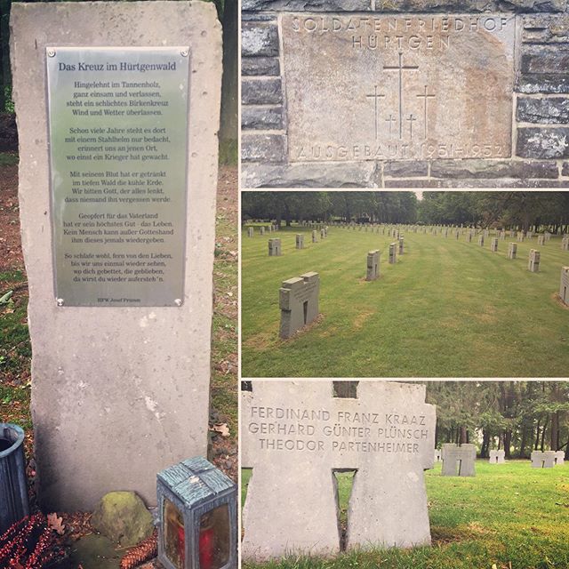 BattlefieldDisc's tweet photo. Hürtgenwald Military Cemetery. Visited with the British Army unit I guided in the Hürtgen Forest the past few days on their Battle Study.
#ww2
#ww2history
#1944
#hürtgenwald
#hurtgenforest
#siegfriedline
#westwall
#battlefieldtour
#battlestudy
@… https://t.co/89Pkrr2i7S https://t.co/oNwDcUAAfh