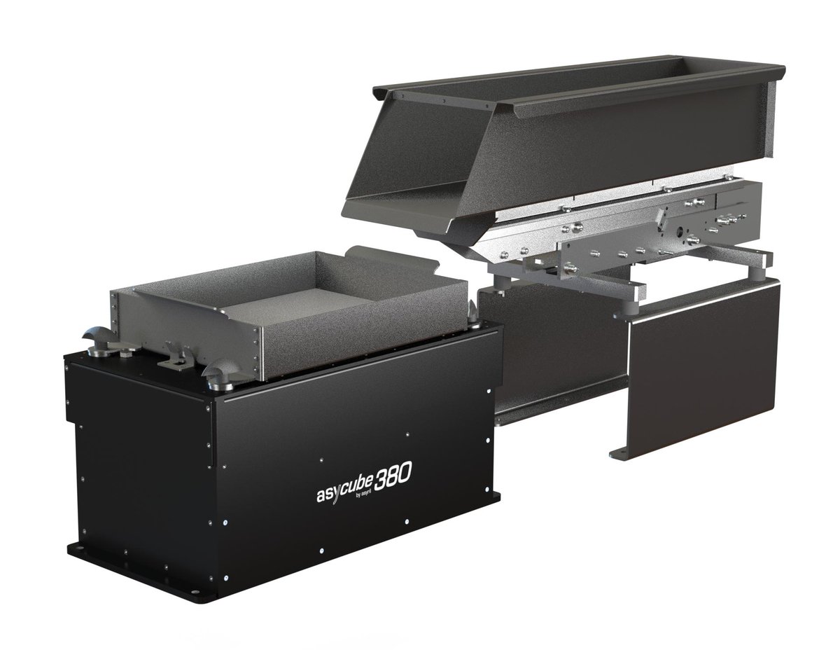 AppliedAutomatn's tweet photo. Check out the new Asycube 380 Flexible Feeder by Asyril SA. The Asycube 380 joins the family of Asyril Feeders capable of handling parts from <.1 to 150 mm. Join the Flexible Feeder Revolution to make your automation projects successful!! https://t.co/3UyEXL20M8