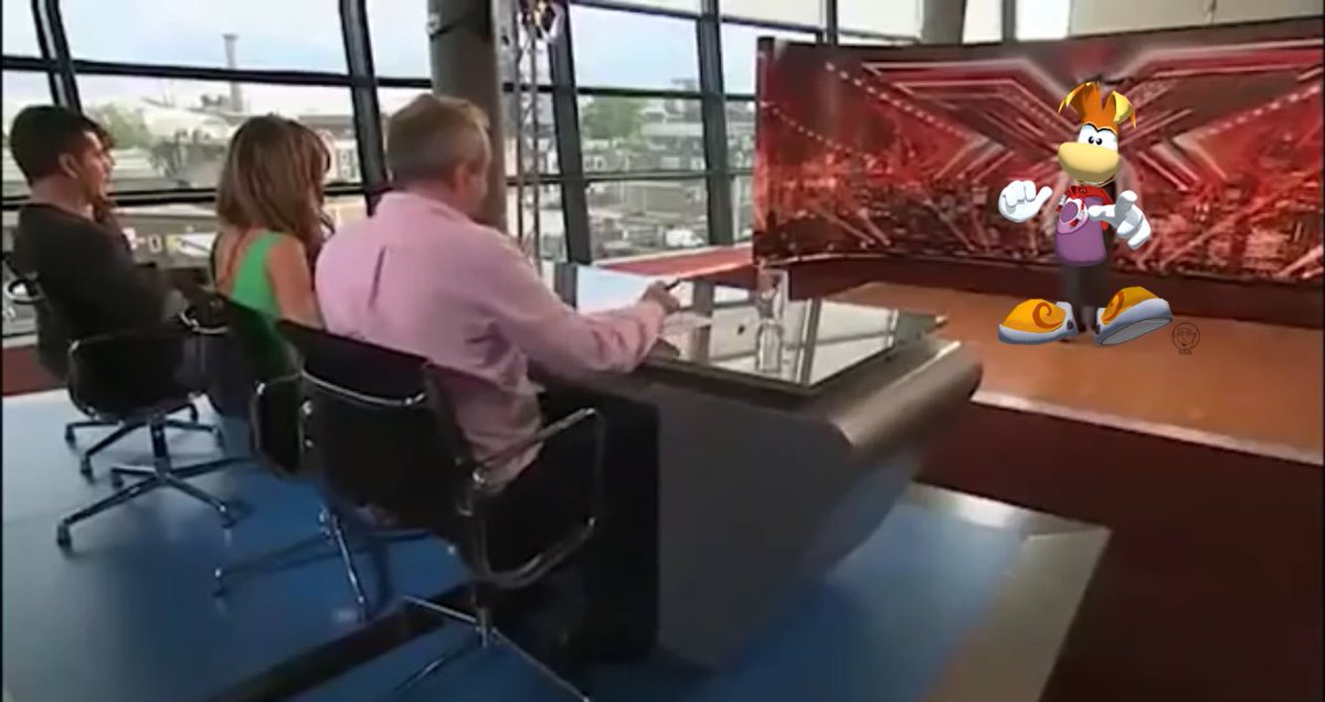 Louis: And what are you going to sing for us today?Rayman: Africa by Toto.