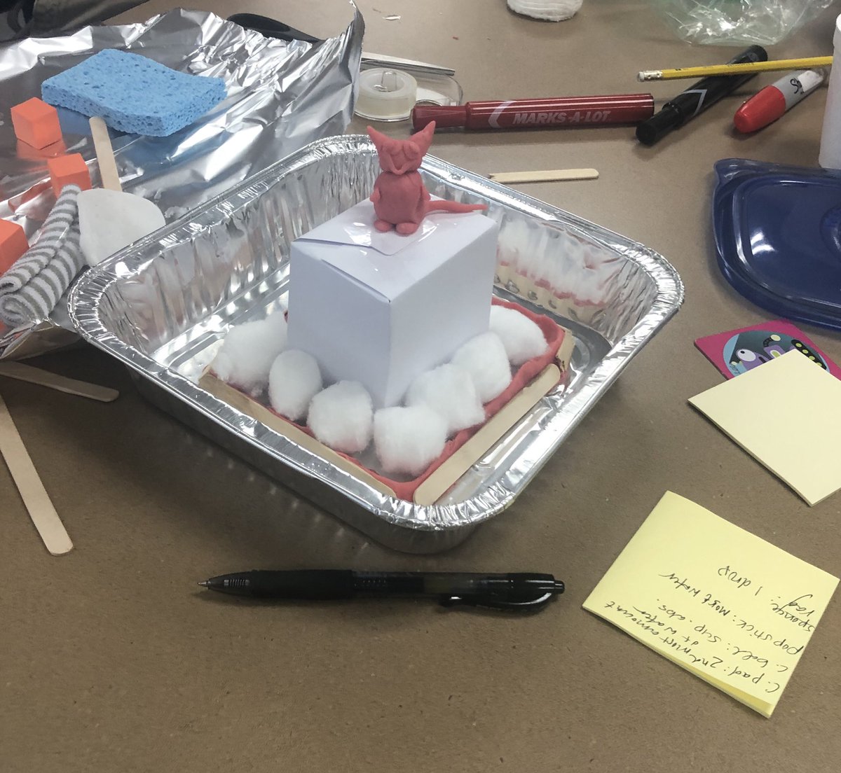 teachvt1's tweet photo. Will the kitty survive the flood 🙀? @MetroSchools @MNPS_STEAM @JberrySTEAMSci #PBLSTEM #teacherlearners https://t.co/SQguhOFbNY