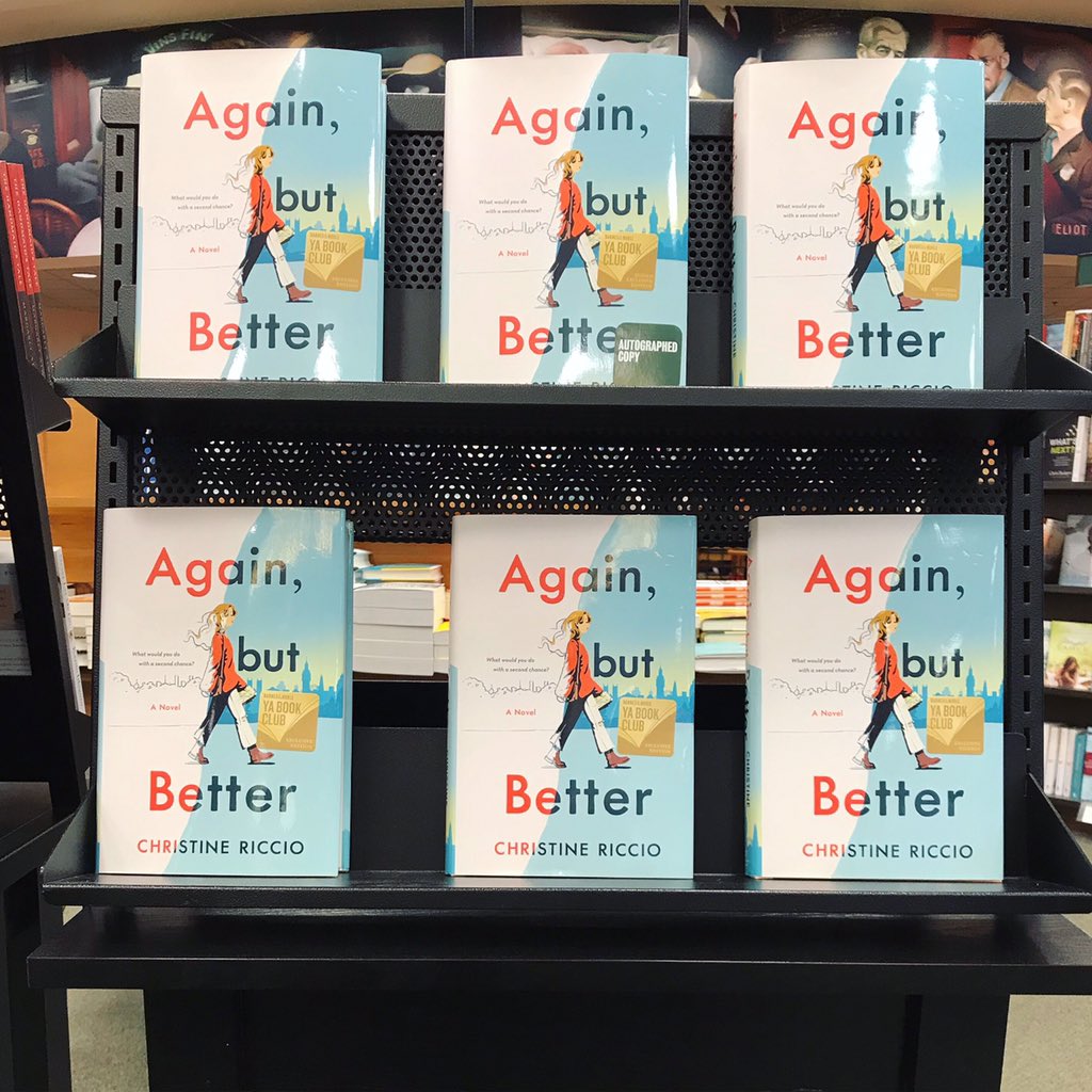 We are ready to gush over “Again but better” tonight at 7pm. #rockthesample #BNYABookClub