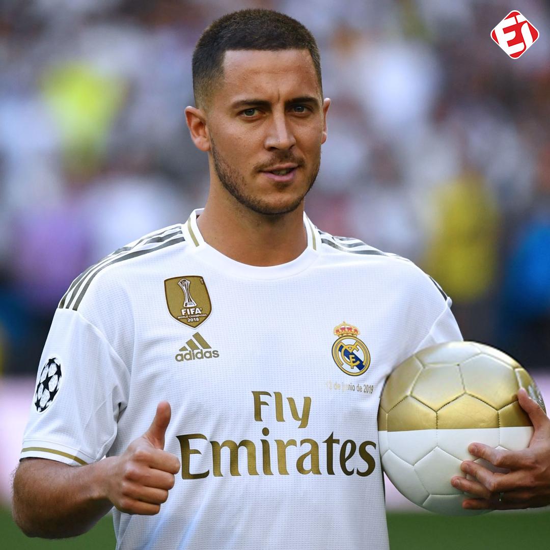TNTSportsBR's tweet photo. .@hazardeden10, o novo reforço do @realmadrid! #WelcomeHazard https://t.co/jwNCyqgytn