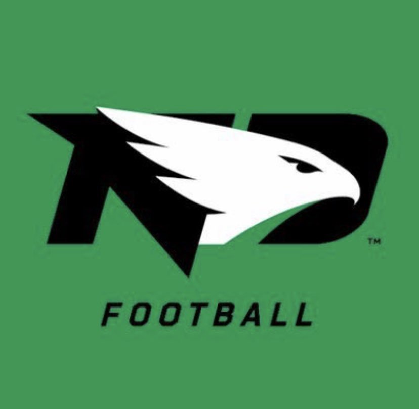 I am proud and honored to announce my commitment to play division 1 football at the University of North Dakota. I would like to thank my family, friends, coaches and teammates. Can’t wait to get to work! #bleedgreen 💚🦅