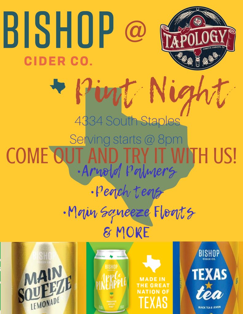 Fun pint night with <a href="/BishopCider/">Bishop Cider</a> tonight!