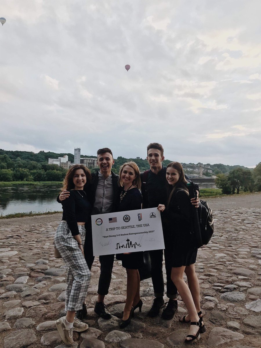 FLEXAlumniLT's tweet photo. 📣Congrats to our alumna Goda for winning the “Start Strong 3+3” competition in Lithuania!

Her team developed a prototype of a socially responsible business and will be heading to Seattle to learn about social entrepreneurship in July!
#FLEXAlumni #ExchangeOurWorld #ACGlobal https://t.co/z6zY7RJUn4