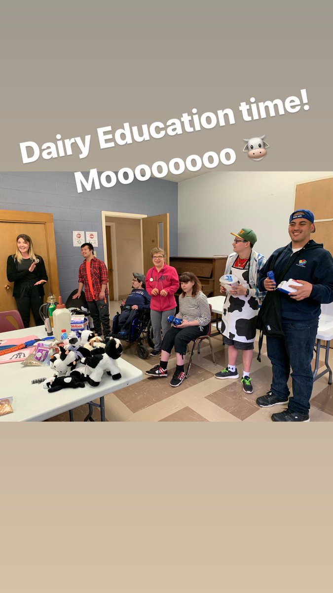 AIMkitchener's tweet photo. Why do cows have hooves instead of feet!?
...Because they LACTOSE! 🤣
#welovelearning #AIM #AdultsInMotion #AIMkitchener #learning #dairy #education #lifelonglearning #newfriends #somanycows https://t.co/ZA2rZj0NvY