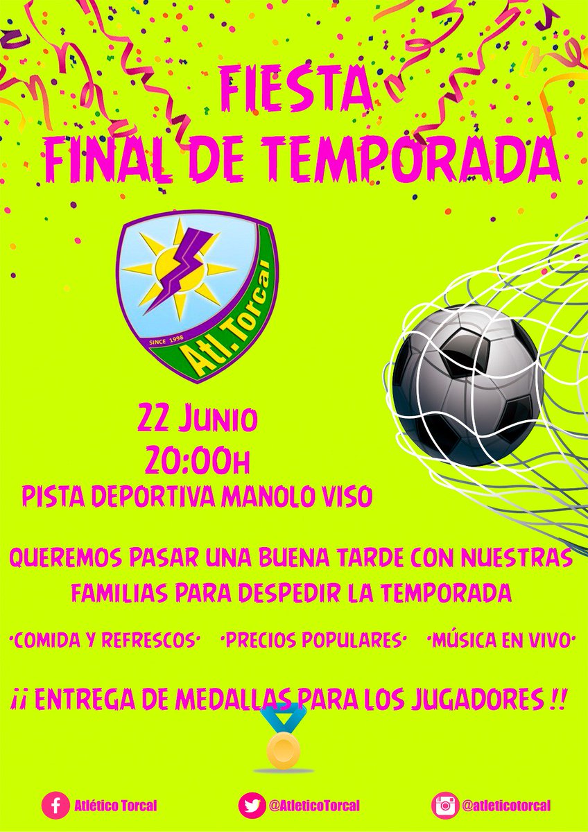 AtleticoTorcal's tweet photo. ¿Te la vas a perder? https://t.co/aMCNjGrlEp