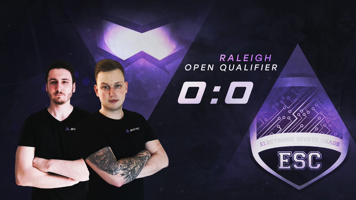bionic_gg's tweet photo. The show goes on! Our #r6siege team is playing their second match against #escgaming in Raleigh Open Qualifier Europe!
Stay focused! #bebionic 💜 https://t.co/PtvHmLzAso