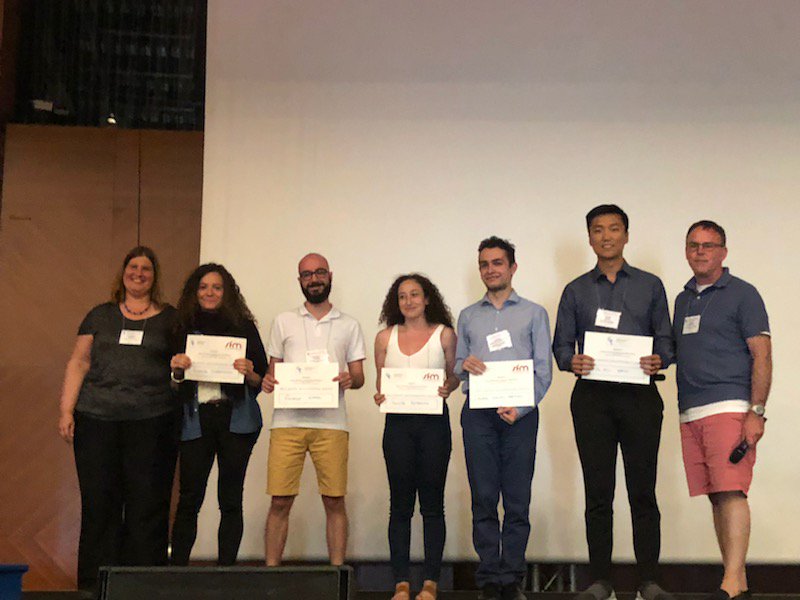 BenChazaud's tweet photo. Congratulations to the young scientists winners of the best poster prizes of #GRCMyogenesis2019 https://t.co/rGi2Jm3D5u