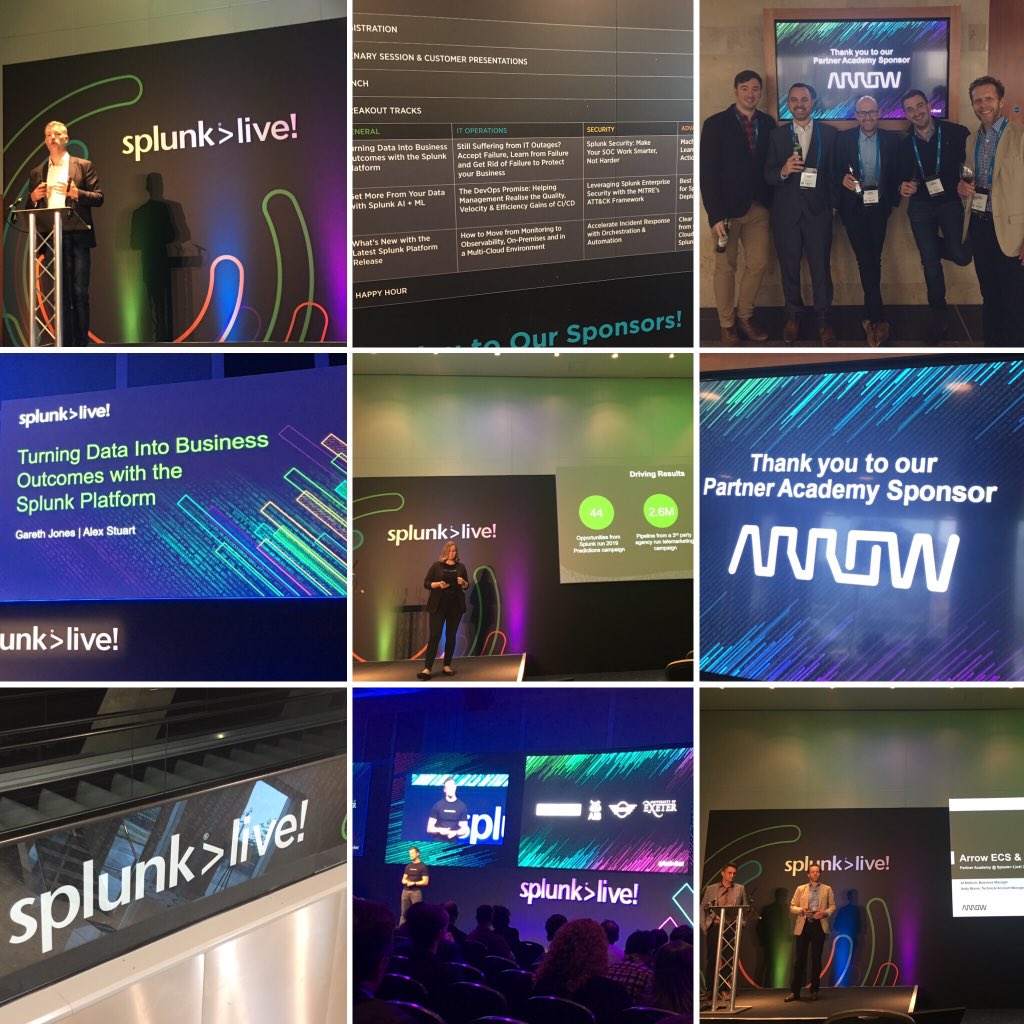 That’s a wrap! Two brilliant days at #splunkliveLDN. Thank you @SplunkUK for putting together an incredible event. Lots of great conversations, excellent presentations and loads learnt. See you in 2020! #MachineData #SplunkPartners