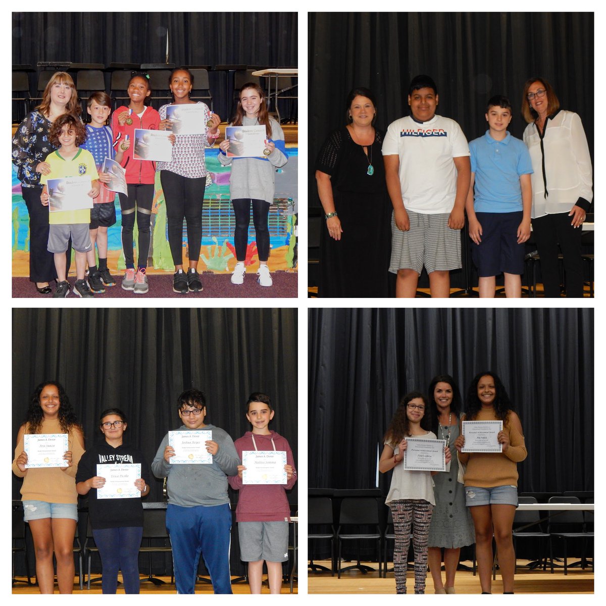 KimLatremore's tweet photo. @VS13UFSD James Dever celebrates Achievement and our Retirees with a very special awards assembly🏅🏆 congratulations to all and to those retiring, you will be missed! Ms. Hartten, Mr. DiGiorgio and Mrs. Fields we wish you all the best! #DedicatedatDever https://t.co/X0oJ6hlSKS