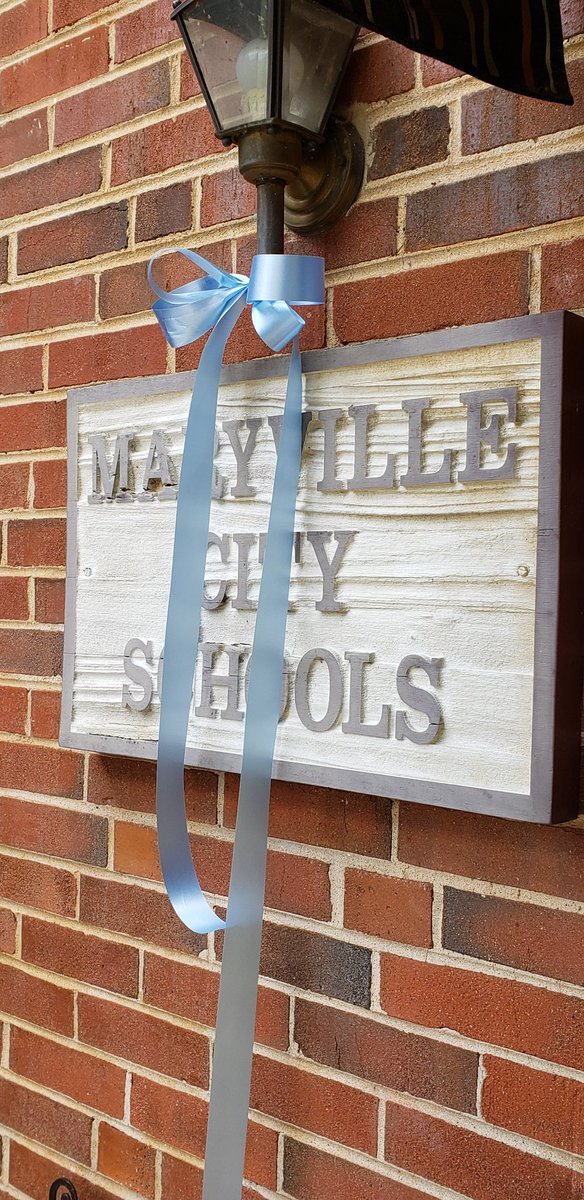 MC_Schools's tweet photo. When there are no words - simple blue ribbons become our voice. #WeAreMaryville https://t.co/HtPM6go61T