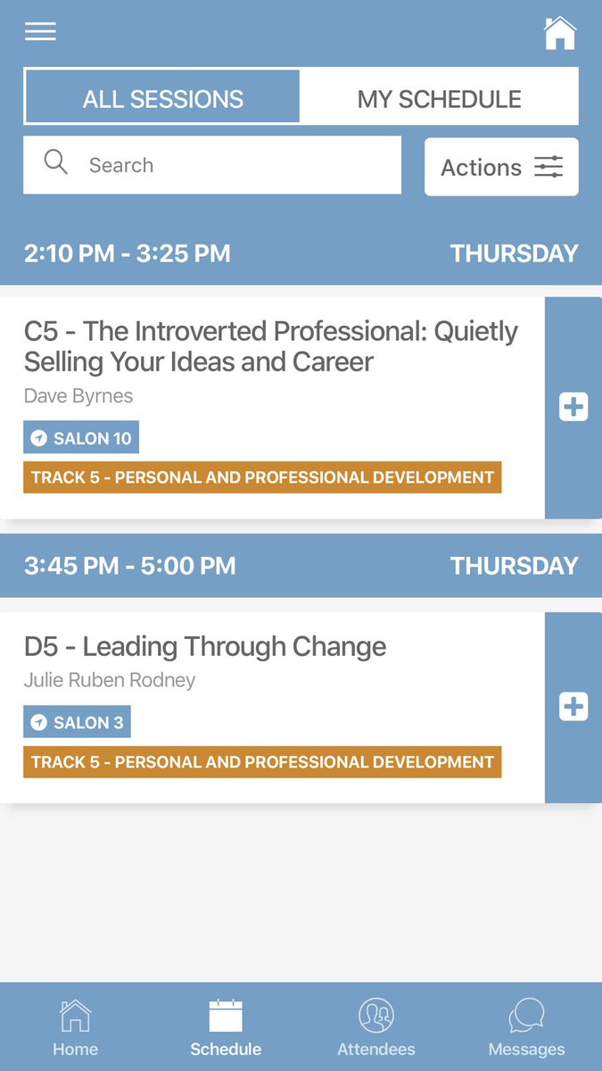 nic_cool's tweet photo. I’m impressed. They’re incorporating mobile app to navigate through the whole conference schedule and info. 👏🏼 @pheedloop #Payroll2019 #PayrollRocks https://t.co/gMoTRzBIHU