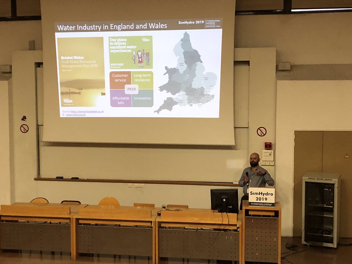 DamianStaszek's tweet photo. @BristolWater case study presented during @simhydro conference,@Univ_Nice https://t.co/lhcTSMUE8Q