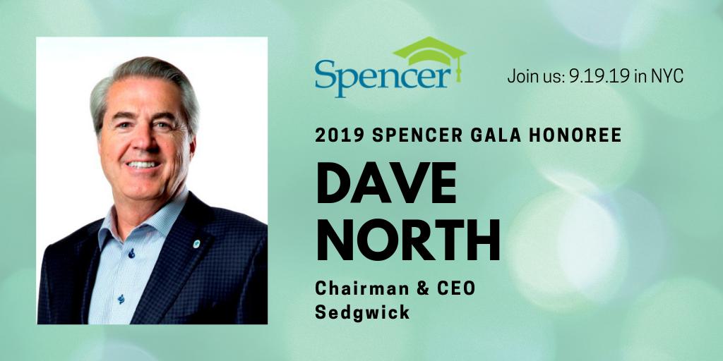 SpencerEdFnd's tweet photo. Help us honor the career of Dave North, @Sedgwick, at our annual Gala Dinner. Together we will raise money to fund the education of tomorrow's risk leaders. Meet you in NYC on 9.19.19! #Insurance #RiskManagement #Leadership Secure your table now: https://t.co/NAKFuXydCI https://t.co/FbTUCpTL0j