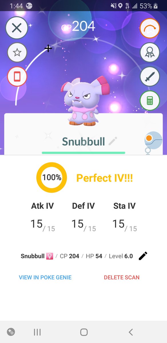 jdv310's tweet photo. WHAT! My 1st perfect shiny! #pokemongo #shiny #perfectshiny #PokemonGOFest2019 https://t.co/zBnJa1Buvt