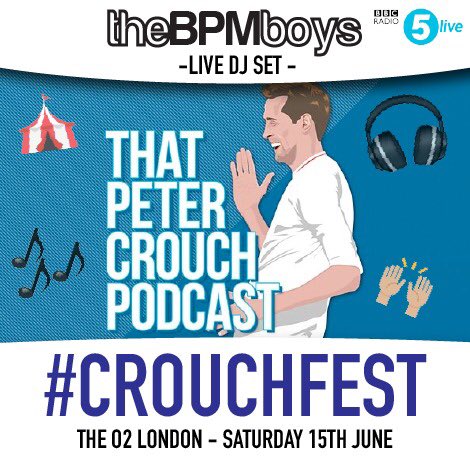 bpmboys's tweet photo. Catch us DJing at #Crouchfest in front of a sellout crowd alongside the superstars of the @Crouchypodcast , @crouchy @chrisstark @tomfordyce

#crouchfest #crouchella #yesitisactuallyhappening #ihatekarl #passthepod #divrat

#bbc #festival #festivaldjs #dj #music #bbc #bbc5live https://t.co/mO6MtsOY7Y