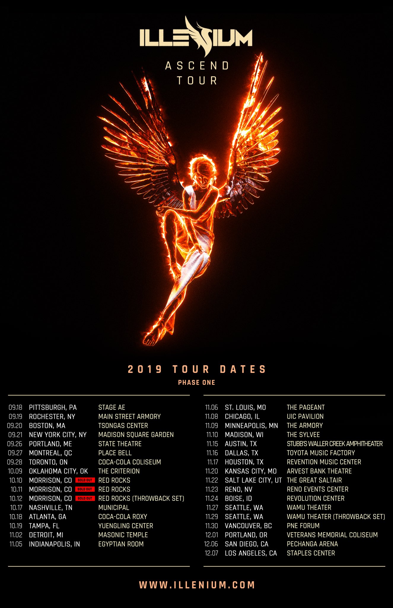 Illenium 2025 Tour Setlist